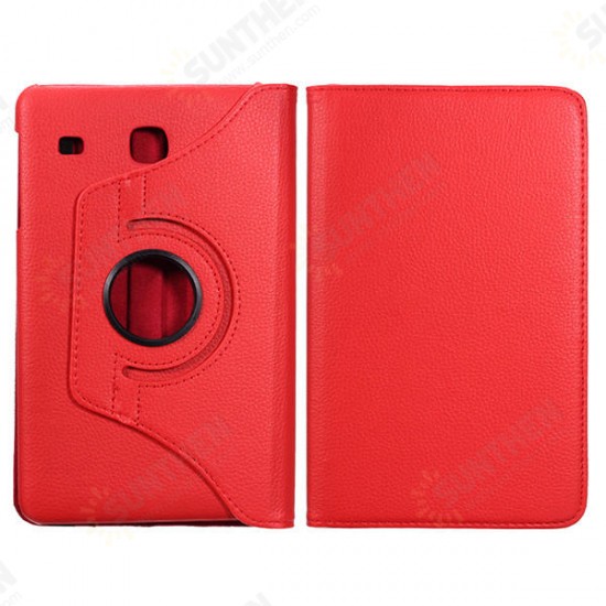 Folding Stand Revolving PU Leather Case Cover 8.0 Inch for Samsung T377