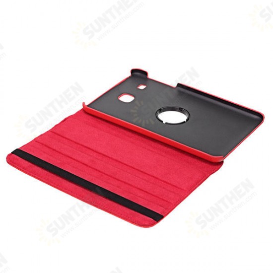 Folding Stand Revolving PU Leather Case Cover 8.0 Inch for Samsung T377