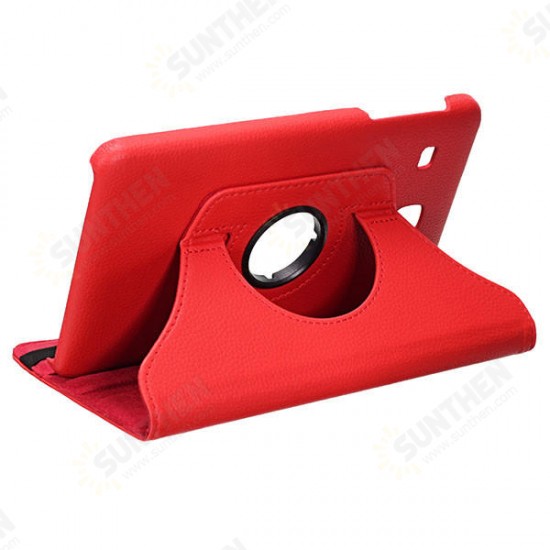 Folding Stand Revolving PU Leather Case Cover 8.0 Inch for Samsung T377