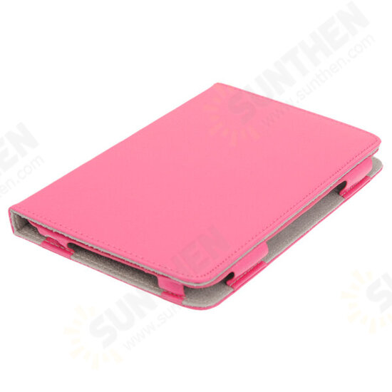 Folio Leather Case With Stand For Ampe A78 Sanei N79 Tablet