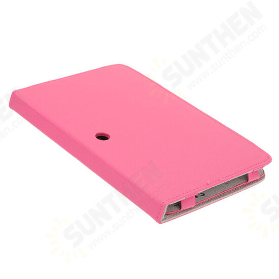 Folio Leather Case With Stand For Ampe A78 Sanei N79 Tablet