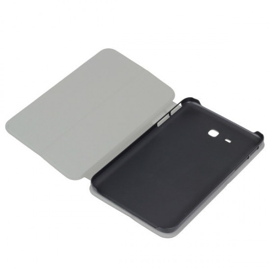 Folio Scrub PU Leather Case Cover For Samsung T110 Tablet