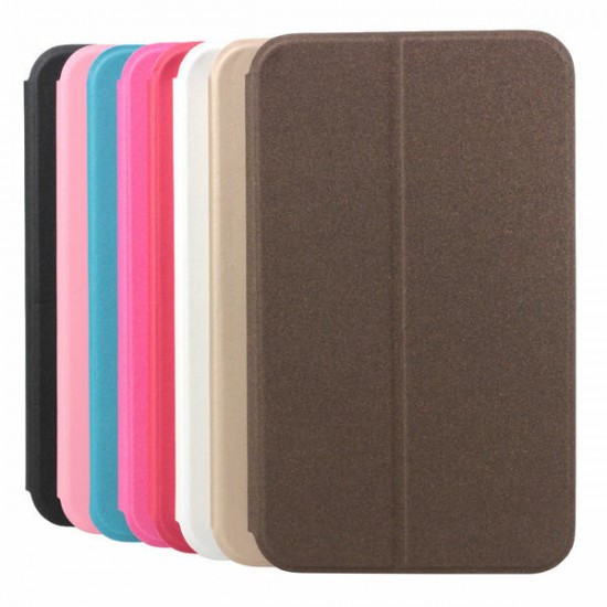 Folio Scrub PU Leather Case Cover For Samsung T310 Tablet
