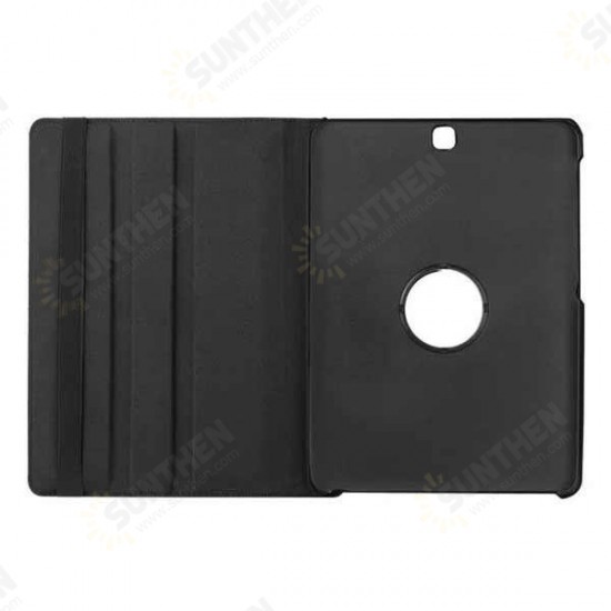 Litchi Grain PU Leather Stand Folio Case For Samsung 9.7inch Tablet 2 T815