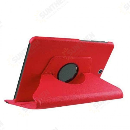 Litchi Grain PU Leather Stand Folio Case For Samsung 9.7inch Tablet 2 T815