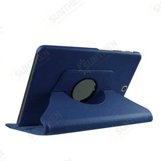 Litchi Grain PU Leather Stand Folio Case For Samsung 9.7inch Tablet 2 T815