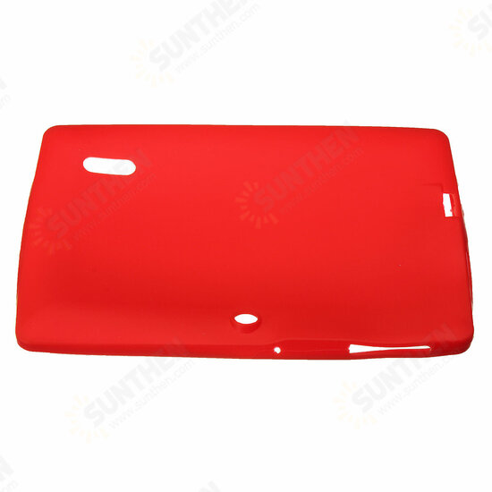 Multi-color Soft Silicone Protective Back Cover Case For 7 Inch Tablet PC