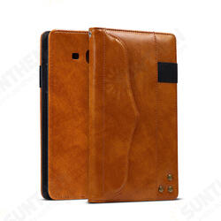 PU Leather Folding Stand Hand Strap Holder Wallet Style Tablet Case for Samsung T280 PU Leather Folding Stand Hand Strap Holder Wallet Style Tablet Case for Samsung T280