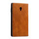 PU Leather Folding Stand Hand Strap Holder Wallet with Cards Slot Tablet Case for Samsung T380