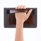 PU Leather Folding Stand Hand Strap Holder Wallet with Cards Slot Tablet Case for Samsung T380