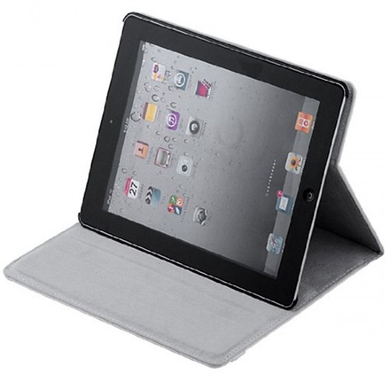 PU Leather Folio Case Cover Stand For iPad 2/3/4