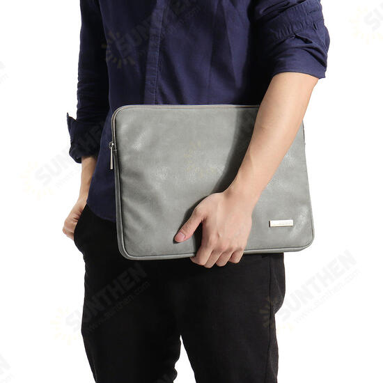 PU Leather Tablet Case for 13.3 Inch Tablet - LightGray