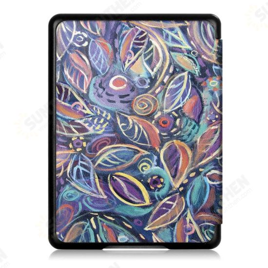 Printing Tablet Case Cover for Kindle Paperwhite4 - Leaves