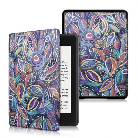 Printing Tablet Case Cover for Kindle Paperwhite4 - Leaves