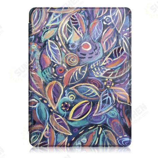 Printing Tablet Case Cover for Kindle Paperwhite4 - Leaves