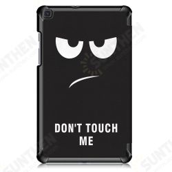 Printing Tri-Fold Tablet Case for Samsung Tab A 8.0 2019 - Big Eyes