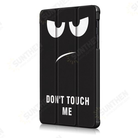 Printing Tri-Fold Tablet Case for Samsung Tab A 8.0 2019 - Big Eyes