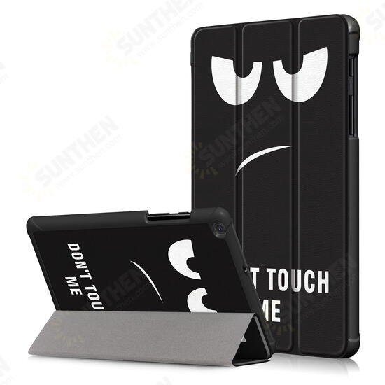 Printing Tri-Fold Tablet Case for Samsung Tab A 8.0 2019 - Big Eyes