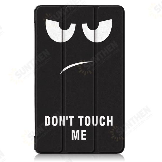 Printing Tri-Fold Tablet Case for Samsung Tab A 8.0 2019 - Big Eyes