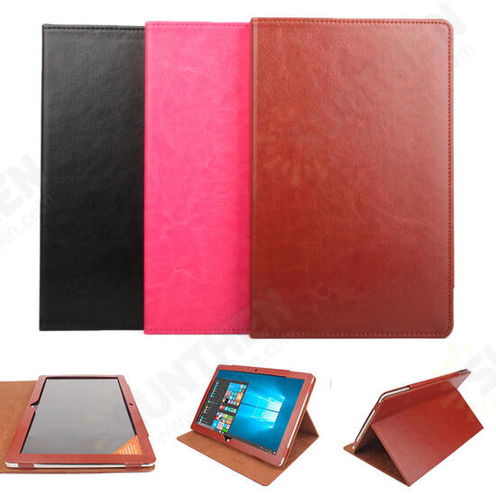 Stand Flip Folio Cover PU Leather Tablet Case Cover for Teclast Tbook 12 Pro