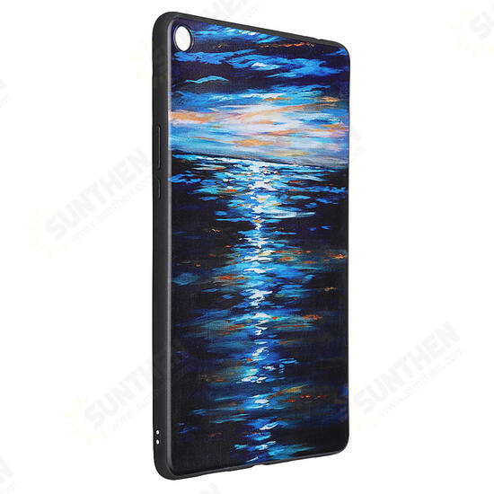 TPU Back Case Cover Tablet Case for Mipad 4 Plus - Sunset Version