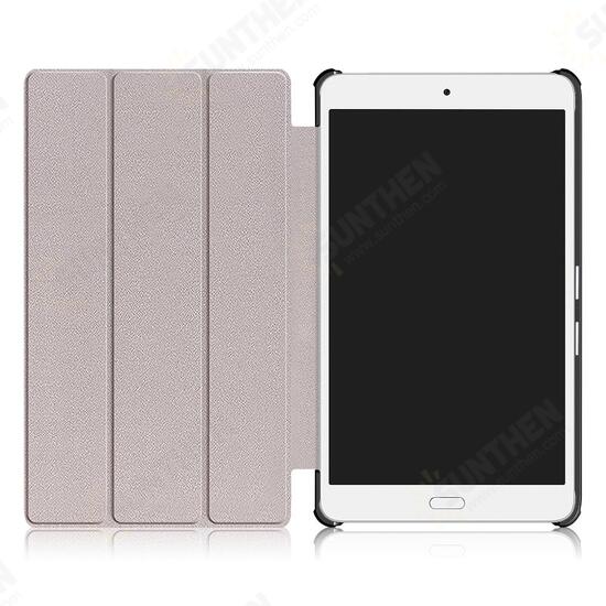 Tri Fold Case Cover For 8 Inch HuWaterplay HDL-W09 Tablet