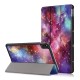 Tri-Fold Painted Galaxy PU Leather Folding Stand Case for 10.4 Inch HUHonor V6 Tablet