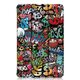 Tri-Fold Pringting Tablet Case Cover for Lenovo Tab M10 Plus Tablet - Doodle Version