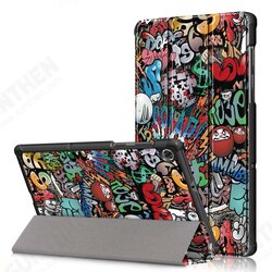 Tri-Fold Pringting Tablet Case Cover for Lenovo Tab M10 Plus Tablet - Doodle Version Tri-Fold Pringting Tablet Case Cover for Lenovo Tab M10 Plus Tablet - Doodle Version