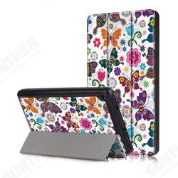 Tri-Fold Pringting Tablet Case Cover for New F ire HD 7 2019-Butterfly Tri-Fold Pringting Tablet Case Cover for New F ire HD 7 2019-Butterfly