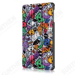 Tri-Fold Pringting Tablet Case Cover for Samsung Galaxy Tab A 10.1 2019 T510 Tablet - Cloud Tri-Fold Pringting Tablet Case Cover for Samsung Galaxy Tab A 10.1 2019 T510 Tablet - Cloud
