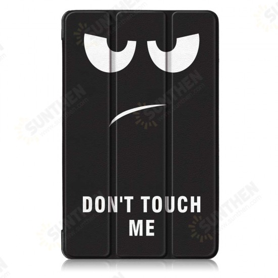 Tri-Fold Pringting Tablet Case Cover for Samsung Galaxy Tab A 8.0 2019 SM-P200 P205 Tablet - Big Eyes