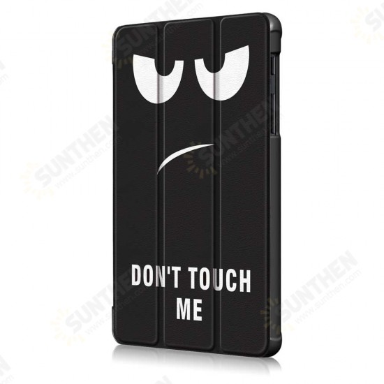 Tri-Fold Pringting Tablet Case Cover for Samsung Galaxy Tab A 8.0 2019 SM-P200 P205 Tablet - Big Eyes