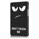 Tri Fold Printing Case Cover for 8 Inch HuHonor 5 Tablet Big Eyes