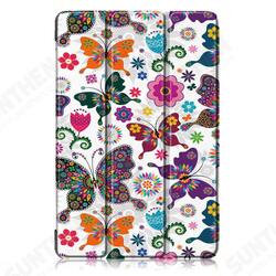 Tri-Fold Printing Tablet Case Cover for Samsung Galaxy Tab S5E SM-T720 SM-T725 Table - Butterfly Tri-Fold Printing Tablet Case Cover for Samsung Galaxy Tab S5E SM-T720 SM-T725 Table - Butterfly