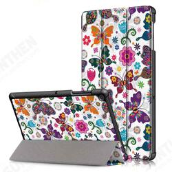 Tri-Fold Printing Tablet Case Cover for Samsung Galaxy Tab S5E SM-T720 SM-T725 Table - Butterfly Tri-Fold Printing Tablet Case Cover for Samsung Galaxy Tab S5E SM-T720 SM-T725 Table - Butterfly