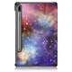 Tri-Fold Printing Tablet Case Cover for Samsung Tab S7 SM-T870 T875 - Galactics Version