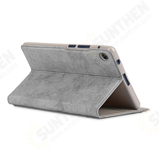 Tri-Fold TPU Leather Folding Stand Case Cover for 8 Inch HuMatePad T8 Tablet