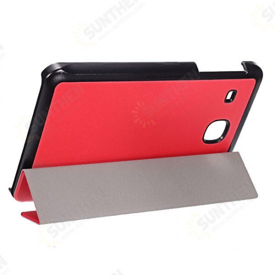 Triple Folding Stand PU Leather Case Cover 8 Inch for Samsung T377