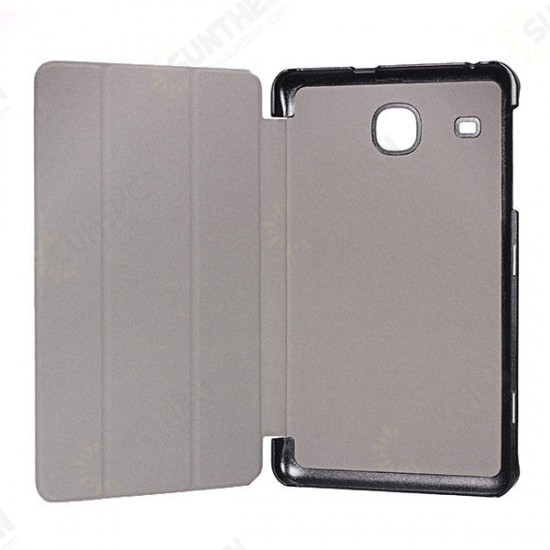 Triple Folding Stand PU Leather Case Cover 8 Inch for Samsung T377