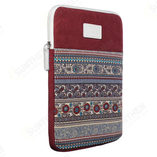 Vertical Tablet Case with Texture Design for 13.3 inch Tablet - Red