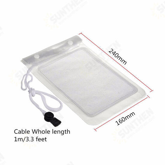 Waterproof Dry Bag Under Water Pouch Case Cover With Stripe For 7 inch Tablet Random Shipment