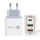 5V 2.4A QC 3.0 USB Charger Power Adapter For Smartphone Tablet PC