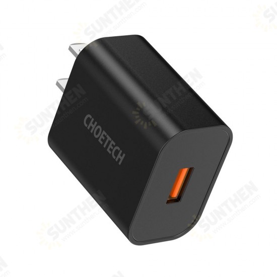 Q5003 18W QC 3.0 Quick Charge USB Port Wall Charger for Smartphone Tablet Laptop