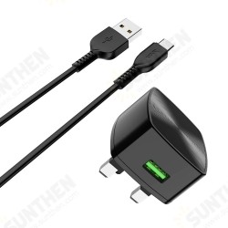 C70B UK QC3.0 Charger Power Adapter With Type-C Cable For Tablet Smartphone C70B UK QC3.0 Charger Power Adapter With Type-C Cable For Tablet Smartphone