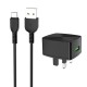 C70B UK QC3.0 Charger Power Adapter With Type-C Cable For Tablet Smartphone