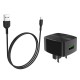 C70B UK QC3.0 Charger Power Adapter With Type-C Cable For Tablet Smartphone