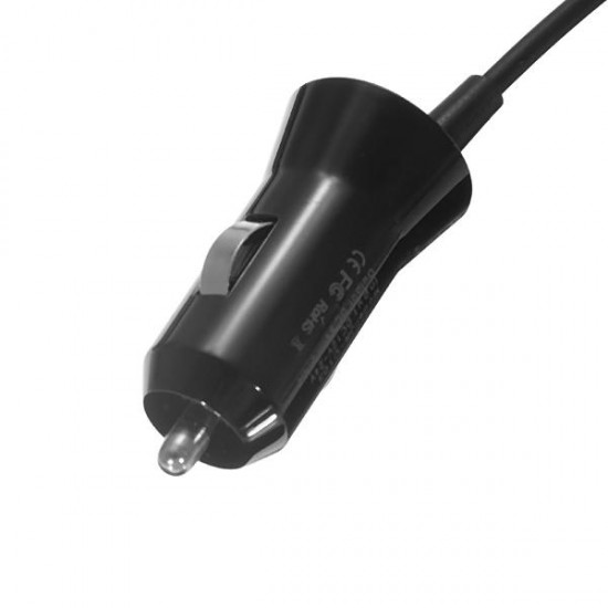 C103 5V 2.4A Spring Wire Car charger for Tablet Cell Phone