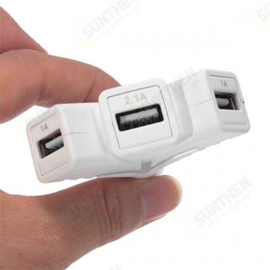 C300 Three USB Ports Car Charger Adapter for Tablet Cell Phone