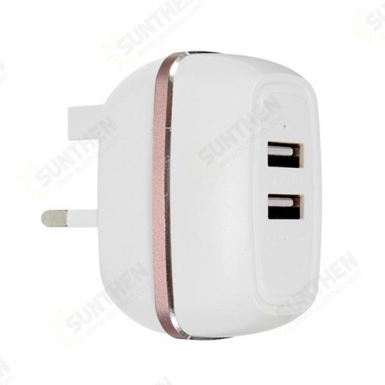 C23 double ports 5V 2.4A Micro USB Charger BS